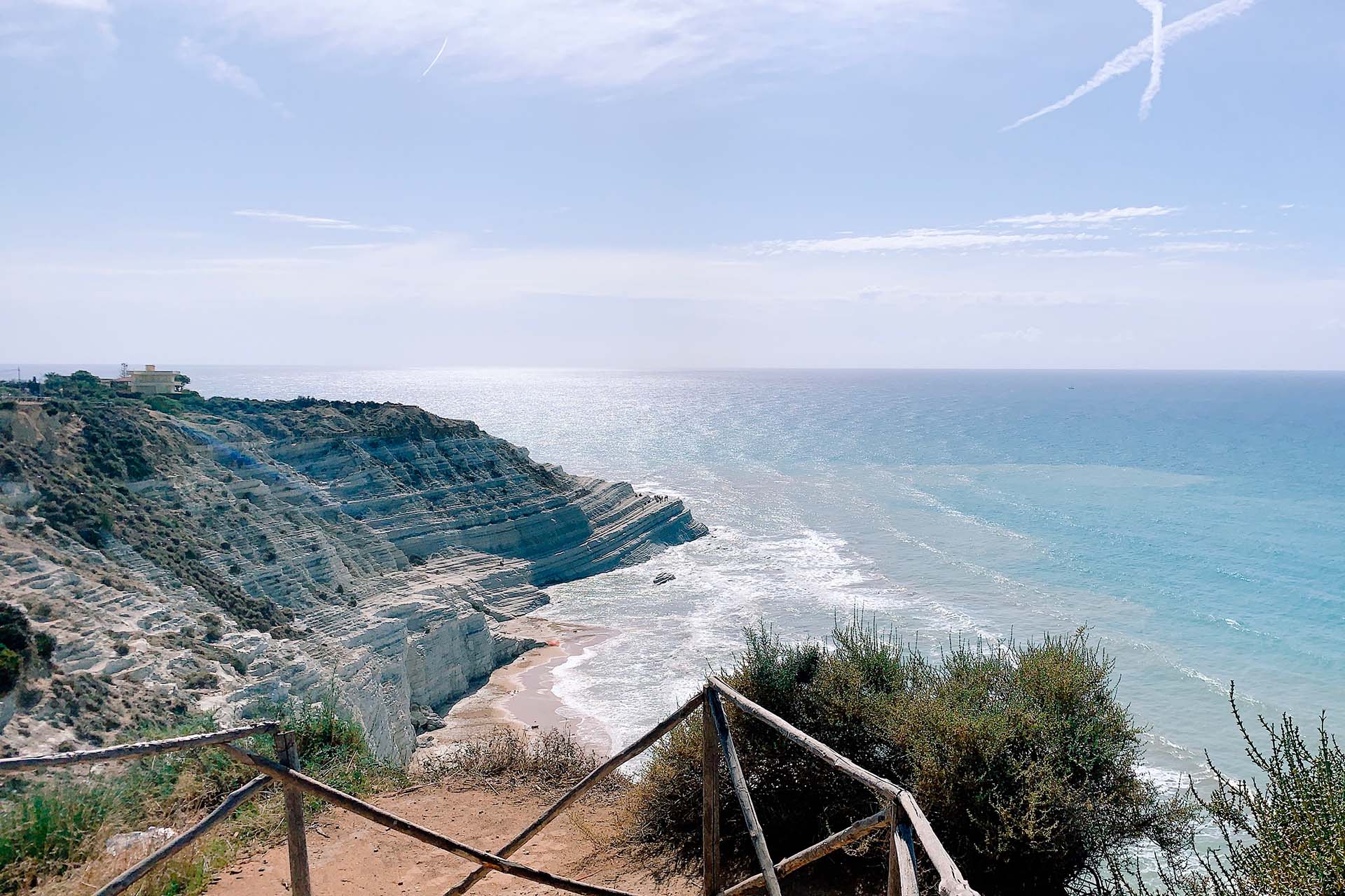 Scala dei Turchi, white rock coast in Realmonte in Sicily