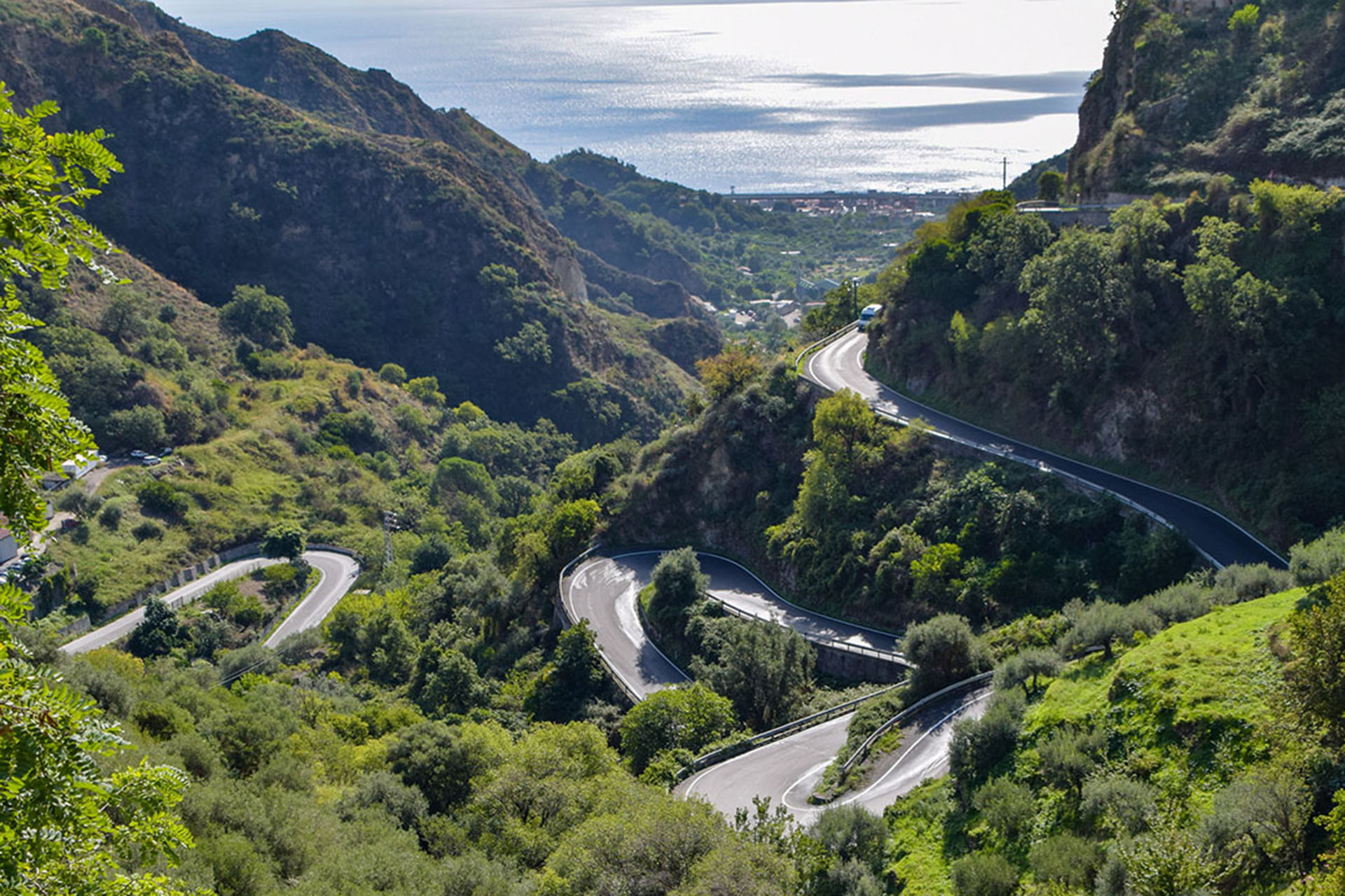 windings roads in Sicily